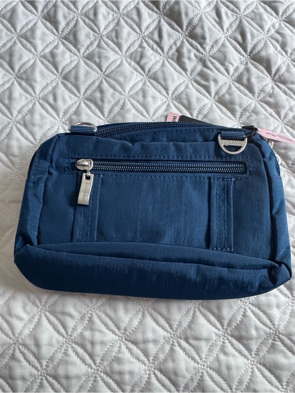 Baggallini Pacific (navy blue) Triple Zip Bagg NWT only out of package for pics - Picture 5 of 13